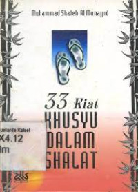 Image of 33 Kiat Khusyu Dalam Shalat