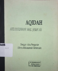Image of Aqidah : Ahlussunnah Wal Jama'ah