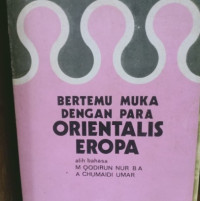 Image of Bertemu Muka Dengan Para Orientalis Eropa