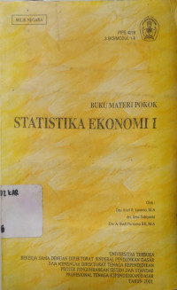 Image of Buku Materi Pokok: Statistika Ekonomi 1