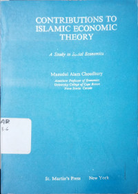 Image of Contributions to Islamic Economic Theory