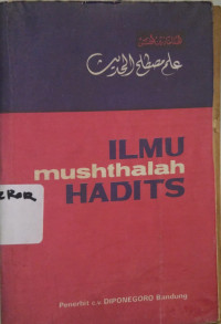 Image of Ilmu Mushthalah Hadits
