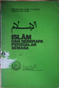 Image of Islam dan Beberapa Persoalan Semasa