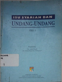Image of Isu Syariah dan Undang-Undang : Siri 5