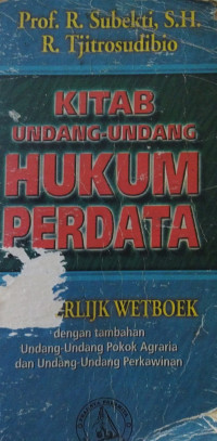 Image of Kitab Undang - Undang Hukum Perdata
