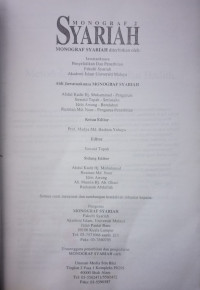 Image of Monograf Syariah 2 : Prinsip - Prinsip Syariat Islam