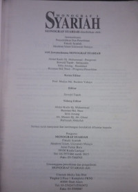 Image of Monograf Syariah 3 : Hukum Islam Semasa
