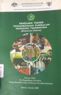 Image of Panduan Teknis Pengembangan Kurikulum Madrsaha Tsanawiyah
