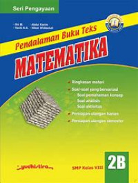 Image of Pendalaman Buku Teks Matematika : 2 B SMP Kelas VIII