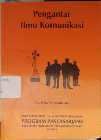 Image of Pengantar Ilmu Komunikasi