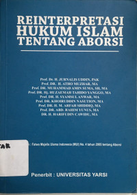 Image of Reinterpretasi Hukum Islam Tentang Aborsi